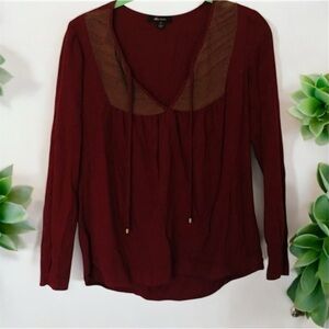 ELLA MOSS - Rust Colored Blouse - XS